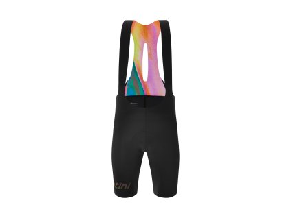 Kraťasy se šlemi SANTINI Unico Edge Black (Varianta XL)