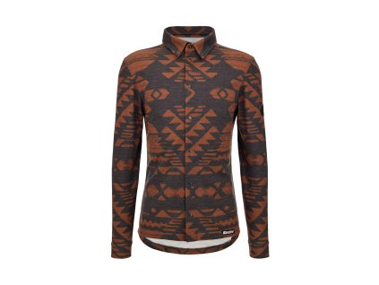 Gravelová Košile SANTINI Dylan Orange (Varianta XS)