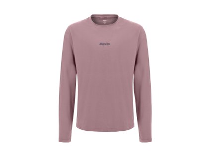 Triko s dlouhým rukávem SANTINI Brand Pink (Varianta XS)