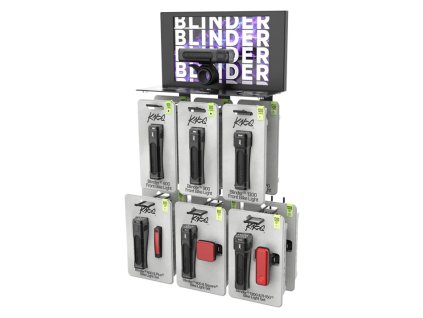 knog vystavni stojan pro blinder s displejem o