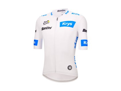 Dres SANTINI TDF Official  White (Varianta XS)