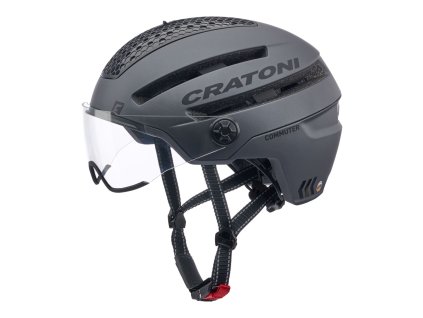 Helma CRATONI Commuter Darkgrey Matt (Varianta S-M (54-58 cm))