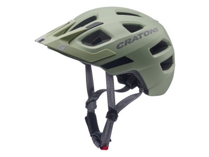 Dětská helma CRATONI Maxster Pro Metallic-Sage Matt (Varianta S (48-53 cm))
