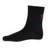 Vysoké ponožky GHOST black/red