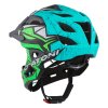 Helma CRATONI C-Maniac Pro Black/Lime/Turquoise Matt (Varianta L/XL (58-61cm))
