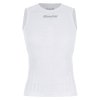 Funkční triko bez rukávů SANTINI Rete White (Varianta M/L)