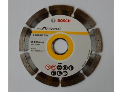 6507 univerzalni diamantovy kotouc bosch eco for universal 125 x 22 23 x 2 0 x 8 0