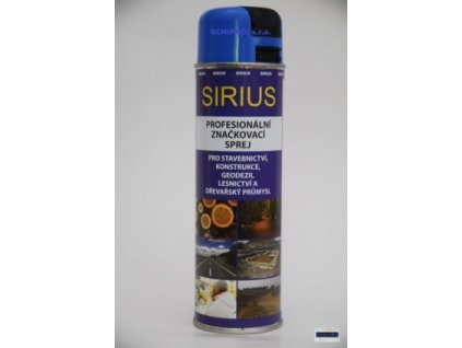 7107 znackovaci sprej sirius standard 500ml modry