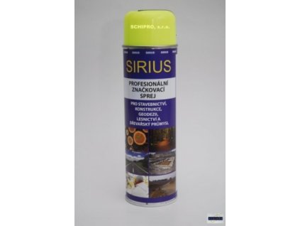 7119 znackovaci sprej sirius standard 500ml zluty