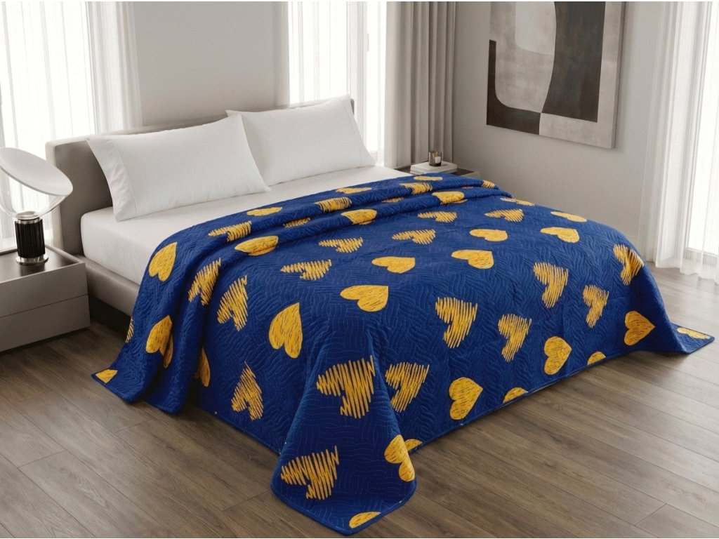 Tagesdecke GOLBINO, dunkelblau