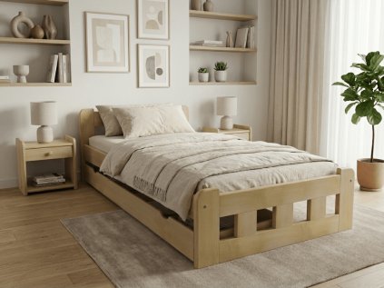 Hochbett Naomi 80 x 200 cm, Kiefer