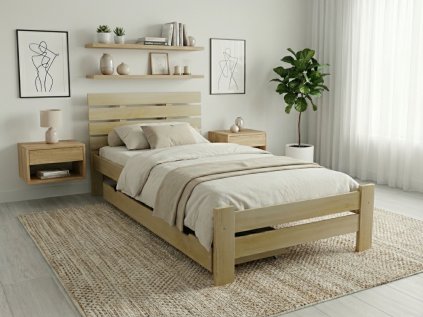 Hochbett Paris 80 x 200 cm, Kiefer