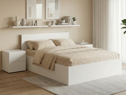 Bett SOFIA 120 x 200 cm, weiß