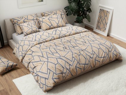 Baumwollbettwäsche SORGI, creme