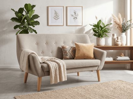 2-Sitzer Sofa AMBER, beige