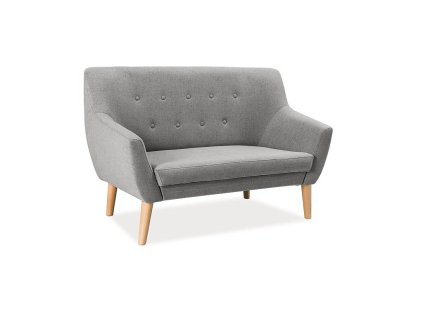 Šedá 2 místná pohovka AMBER – moderní elegance do vašeho interiéru