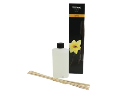 Tyčinkový aroma difuzér TERRAPUR VANILLA 90 ml s jemnou a sladkou vanilkovou vůní pro útulný domov
