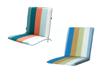 Měkký polstr PLUSHIO 97x49 cm na zahradní křesla, vícebarevné provedení