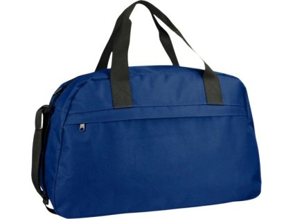 Modrá cestovní taška WEEKENDBAG 47 x 20 x 27 cm – ideální na víkendové výlety, sport i kratší cesty, objem 27 l, z recyklovaných PET lahví.