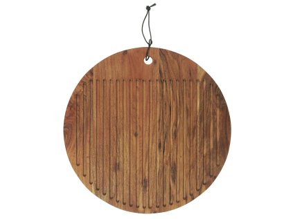 45633 drevene kulate prkenko s drazkami oiled acacia wood