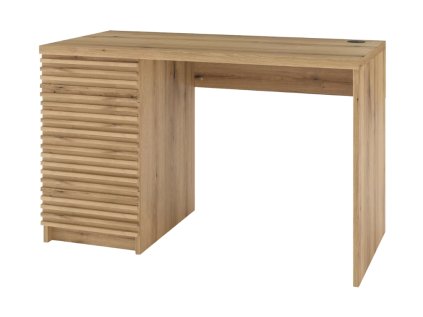 Psací stůl BISETT dub artisan s úložným prostorem 120x60 cm