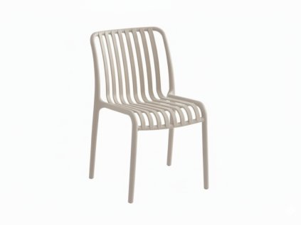 Plastová židle TREGO, béžová