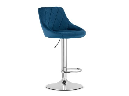 ANGEBOT Blauer Barhocker VELVET KAST II. Qualität