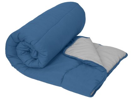 Celoroční modrá přikrývka 140x200 cm – duté vlákno