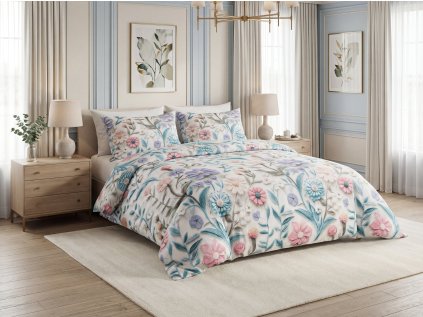 Povlečení z mikrovlákna FLORIBEE barevné