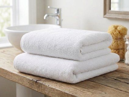 Badetuch MONEA 70x140 cm weiß, 100% Baumwolle