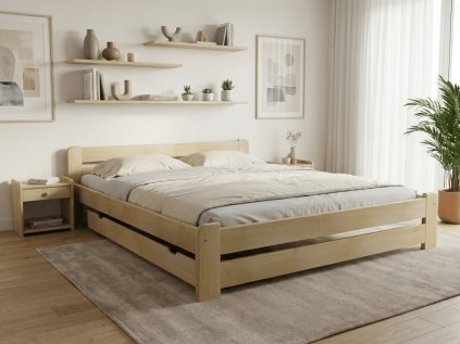 Bett Laura 120 x 200 cm, Kiefer