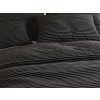 Minimalistické bavlněné povlečení Alterna černé s proužky