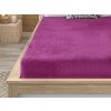 Bettlaken Mikroplüsch 90x200 cm Purpur