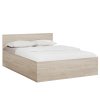 Bett SOFIA 140 x 200 cm, Eiche-Sonoma