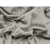 2x Mikroplüsch-Spannbettlaken SOFT 90x200 cm, hellgrau