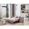 Ausziehbares 2-Sitzer-Sofa LAINE, hellrosa