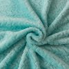 Mikroplüschdecke mit Muster BREEZE, mintgrün