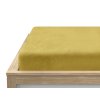 Mikroplüsch-Spannbettlaken SOFT 180x200 cm Senf