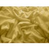 Mikroplüsch-Spannbettlaken SOFT 90x200 cm Senf