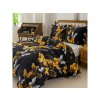 Mikrofaser Bettwäsche GOLD BUTTERFLY schwarz