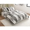 Baumwoll-Bettwäsche TIRLAN grau-weiß