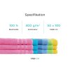 Hochwertiges Handtuch LINEA rosa 50x100 cm – Bordüre & Baumwolle