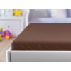 Jersey Spannbettlaken für Babybett EXCLUSIVE 70x140 cm dunkelbraun