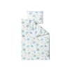Povlečení BLOSSORIA z mikrovlákna – bílé s květinovým designem