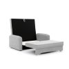 Ausziehbares 2-Sitzer-Sofa LAINE, hellgrau