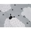 Sada 2 povlaků na polštář WHITE SHEEPS 45x45 cm – šedá s motivem