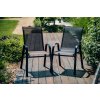 Set 2 Gartenstühle TAVERNO schwarz