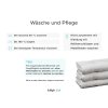 Hochwertiges Handtuch SOFT 50x90 cm weiß mit Zierbordüre