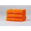 Orangefarbenes Handtuch SOFT 50x90 cm – 100% Baumwolle mit Bordüre