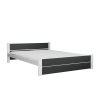 Bett IKAROS DOUBLE 120 x 200 cm, anthrazit/weiß